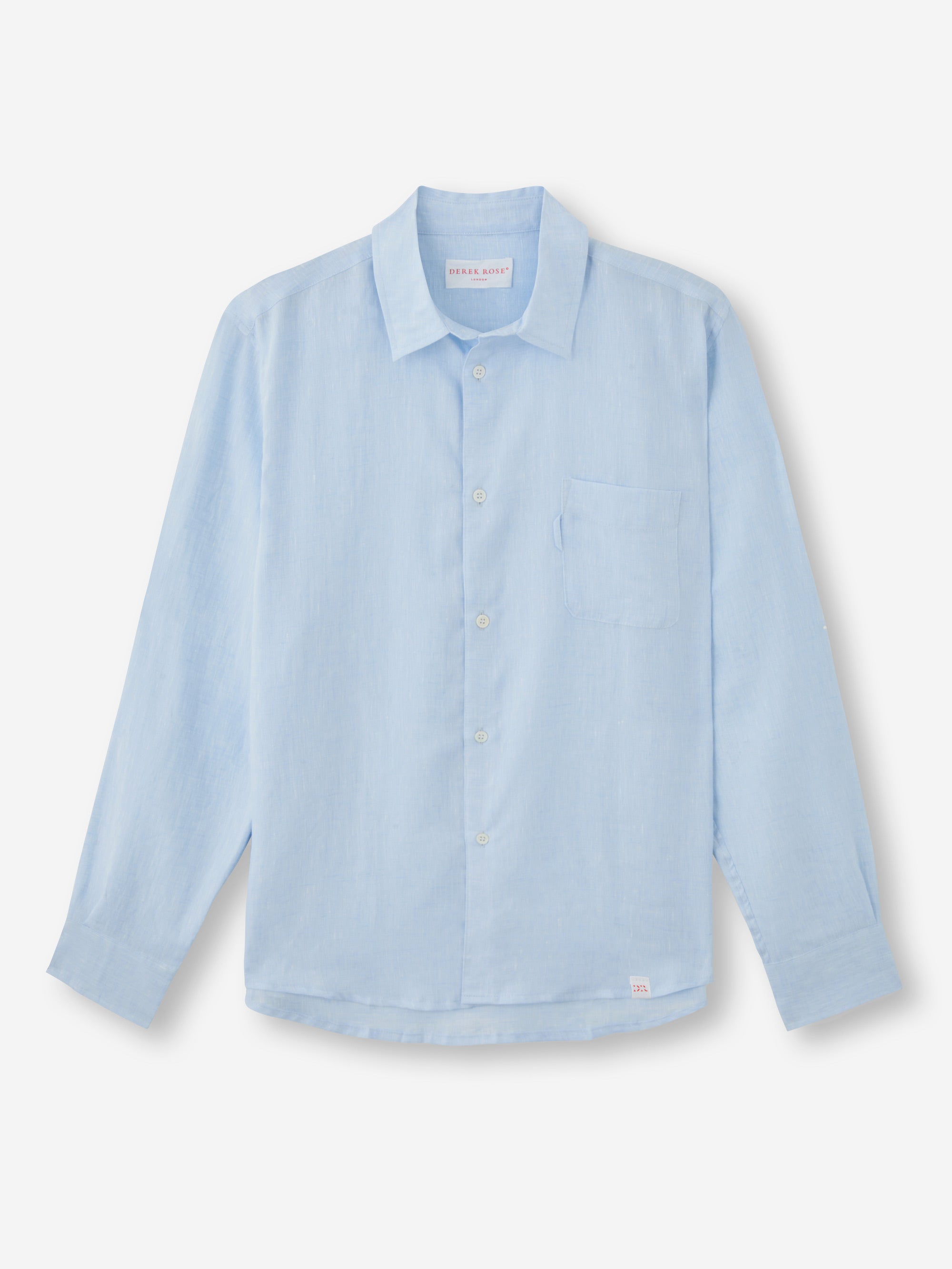 Men's Shirt Monaco Linen Sky Blue